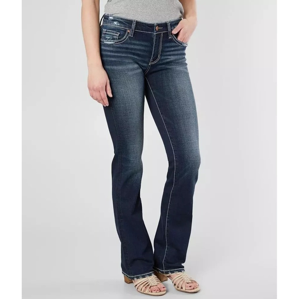 BKE Payton Boot Stretch Jean Women's size 29 X 28 in Dark Wash‎